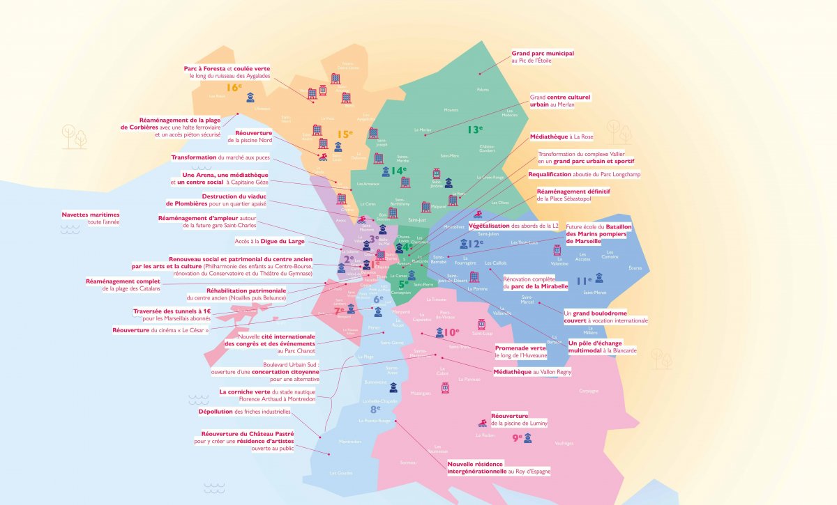 📍 Pour chaque quartier de Marseille